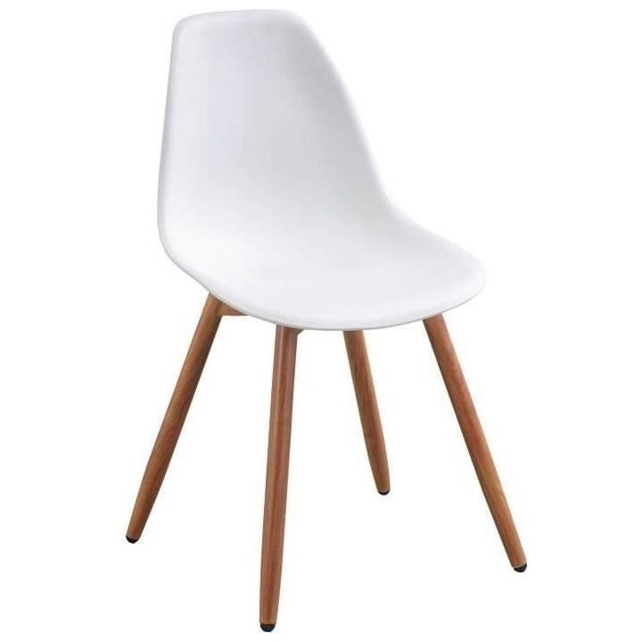 Lot de 4 chaises de jardin polypropylene - 50 x 55 x 85,5 cm