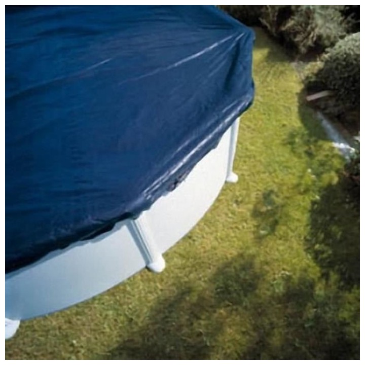 GRE - Bâche hiver de 120g/m² pour piscine hors-sol ovale de 6,10 x 3