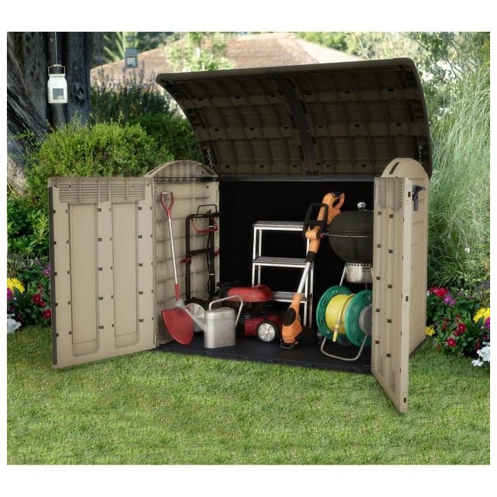 KETER - Coffre de rangement extérieur en résine 2000 litres Beige et
