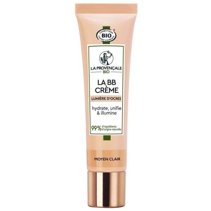 Creme solaire La BB Creme Lumiere d'Ocres LA PROVENCALE BIO - Moyen Cl
