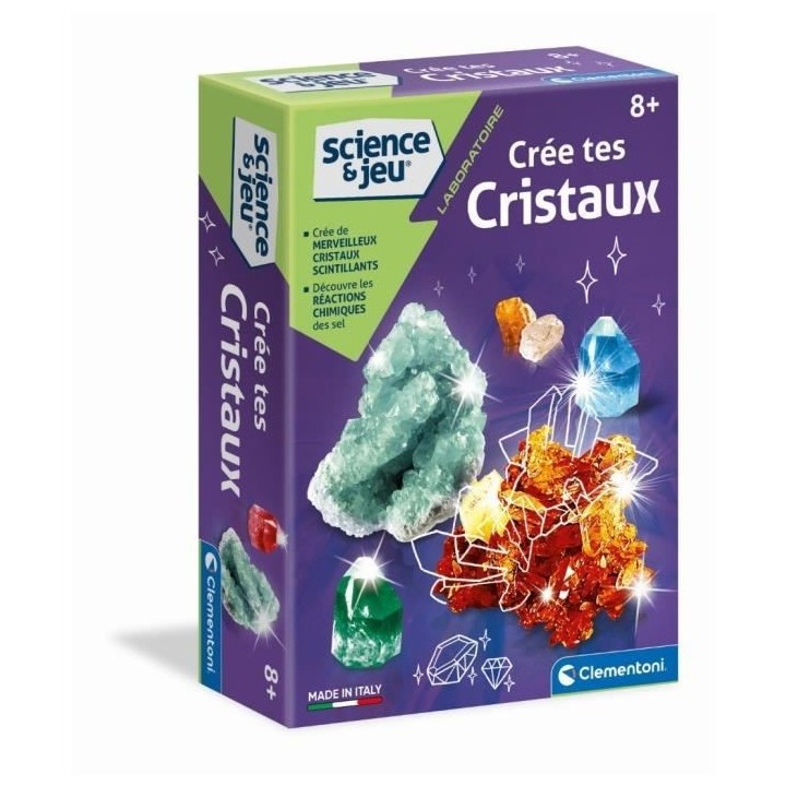 Clementoni- Crée tes cristaux