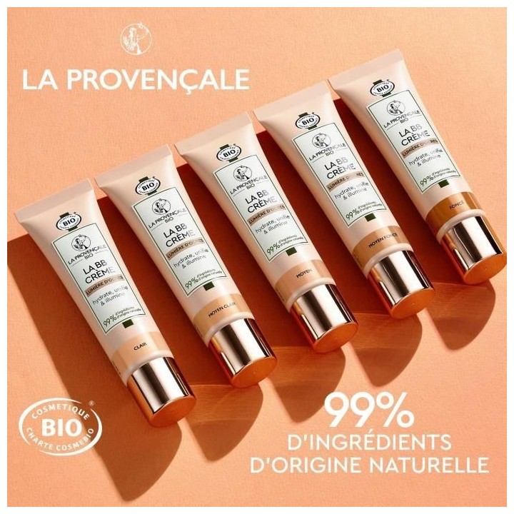 Creme solaire La BB Creme Lumiere d'Ocres LA PROVENCALE BIO - Moyen Cl