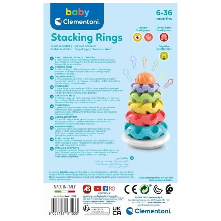 Baby Clementoni - Tour des anneaux