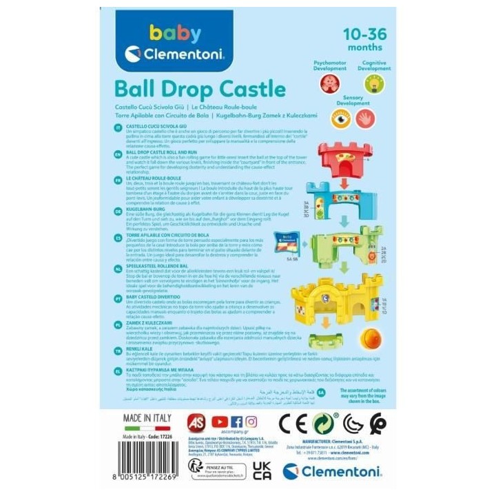 Baby Clementoni - Château Roule-Boule