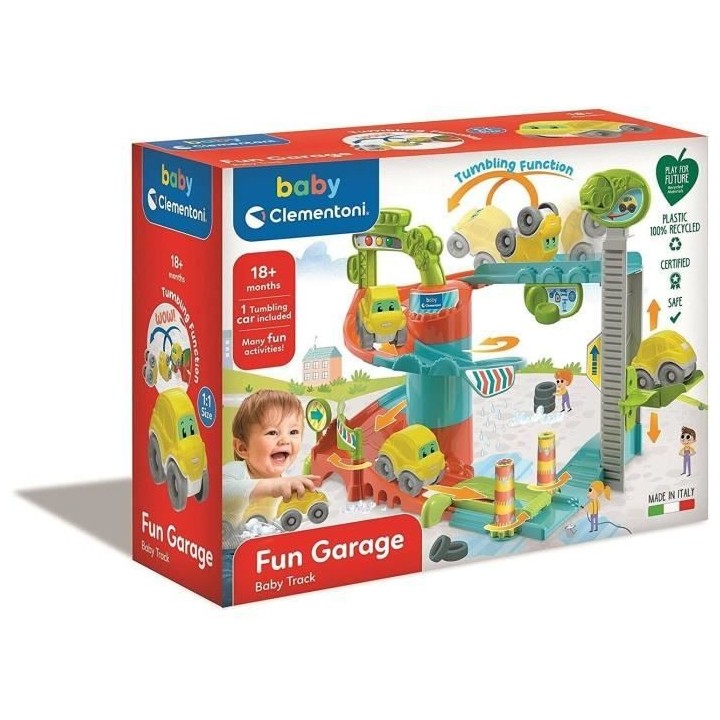 Jeu Clementoni - Fun garage - 17404 - Des 18 mois
