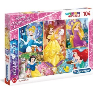 Clementoni - Brilliant 104 pieces - Princess