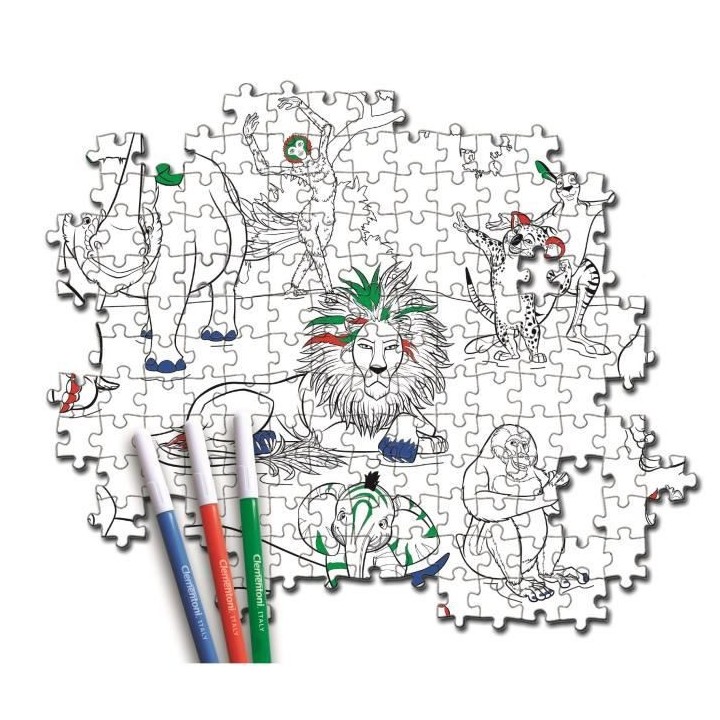 Puzzle Clementoni - National Geographic Kids - 104 pieces - Zafari