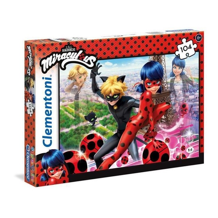 Clementoni - 104 pieces - Miraculous