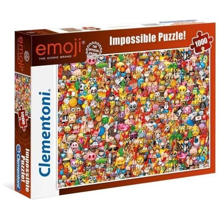 Clementoni - Impossible 1000 pieces - Emoji