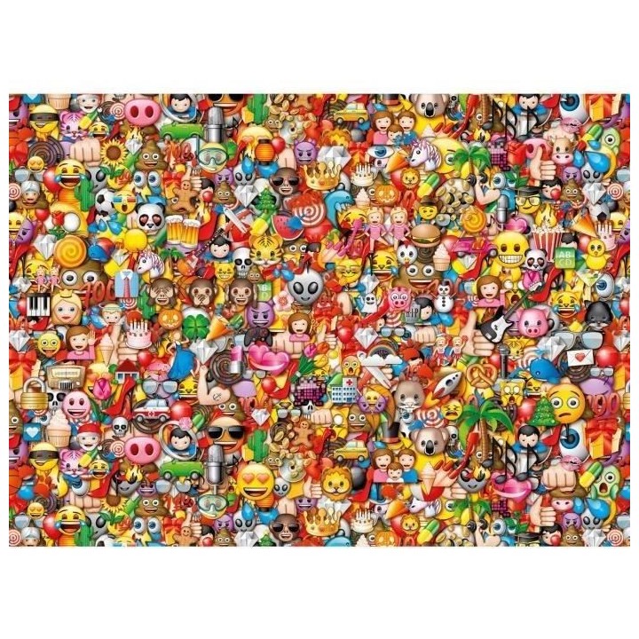 Clementoni - Impossible 1000 pieces - Emoji