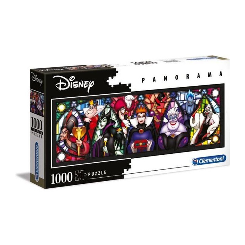 Clementoni - Panorama 1000 pieces - Disney Vilains