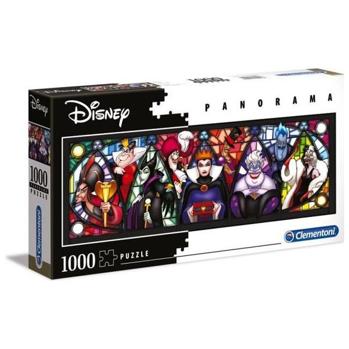 Clementoni - Panorama 1000 pieces - Disney Vilains