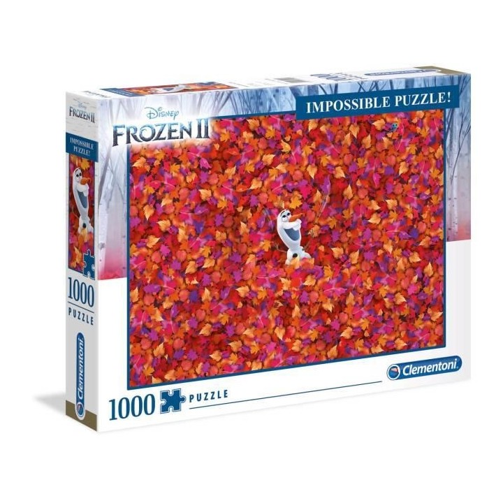 Puzzle Impossible 1000p - Reine des Neiges 2 - 69 x 50 cm - Clementoni