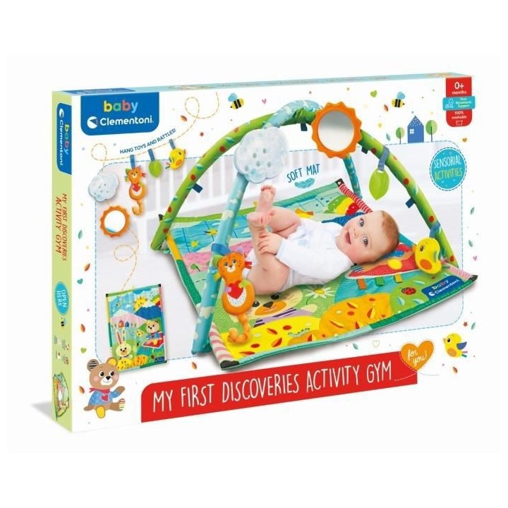 Tapis Découverte - Tapis d'Eveil - Clementoni - Des 18 mois