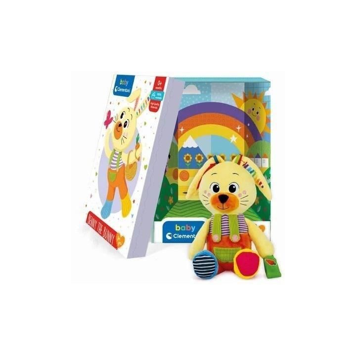 Peluche Lapin - Coffret Cadeau - Clementoni - Des la Naissance