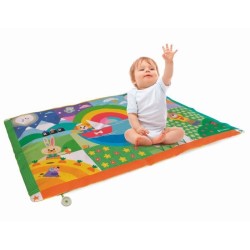 Tapis Matelassé (135x90cm) - Tapis d'Eveil - Tapis Baby Friends - Clementoni - Des la Naissance