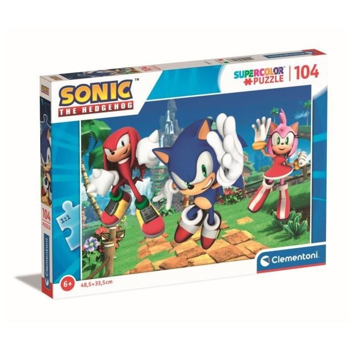 Puzzle - Clementoni - 104 pieces - Sonic