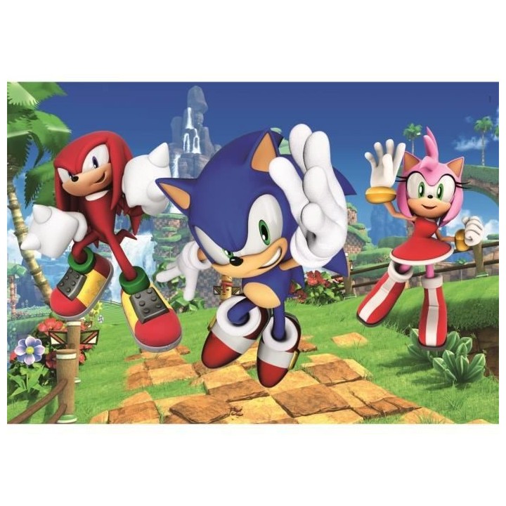 Puzzle - Clementoni - 104 pieces - Sonic
