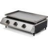 Plancha gaz COOKINGBOX INOX - 3 feux