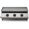 Plancha gaz COOKINGBOX INOX - 3 feux