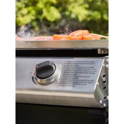 Plancha gaz COOKINGBOX INOX - 3 feux