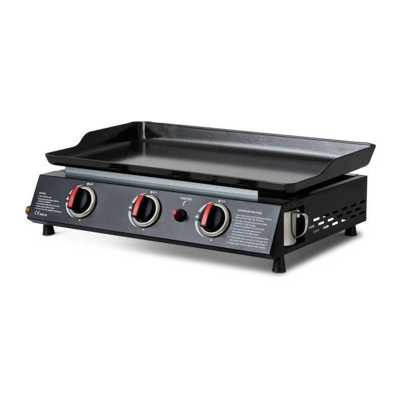 Plancha gaz COOKINGBOX CALI - 3 feux