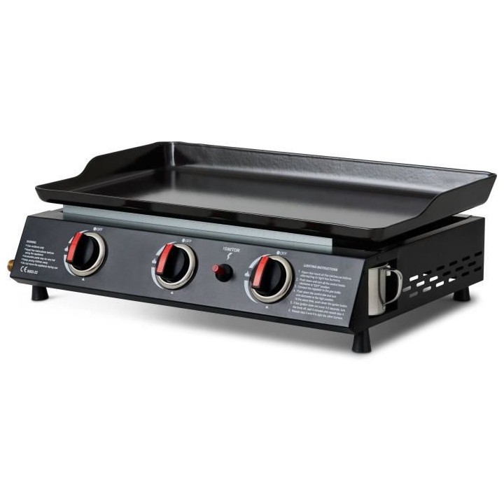 Plancha gaz COOKINGBOX CALI - 3 feux