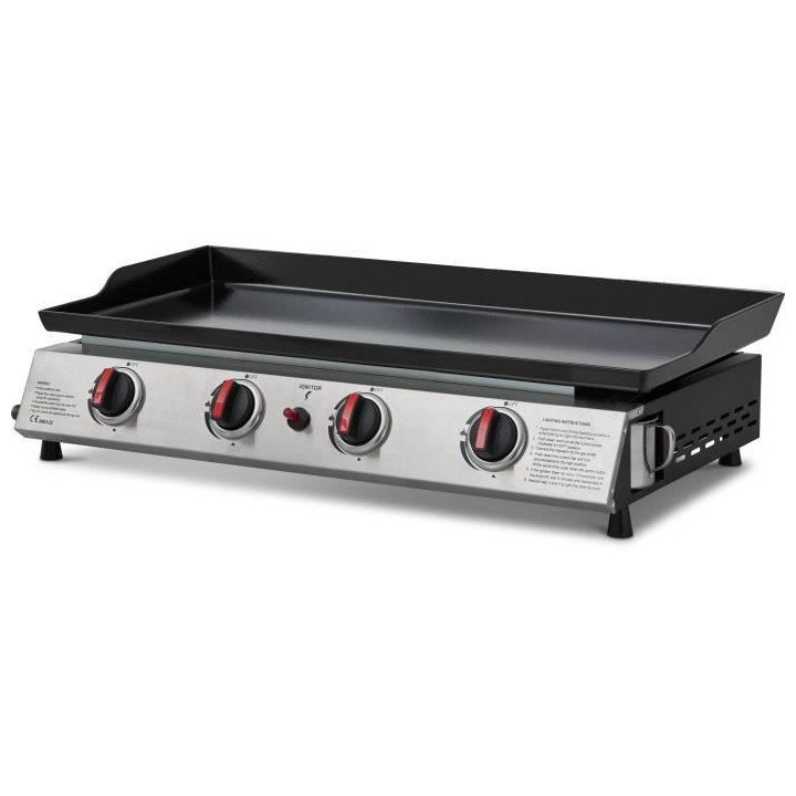 Plancha gaz COOKINGBOX CALI - 4 feux
