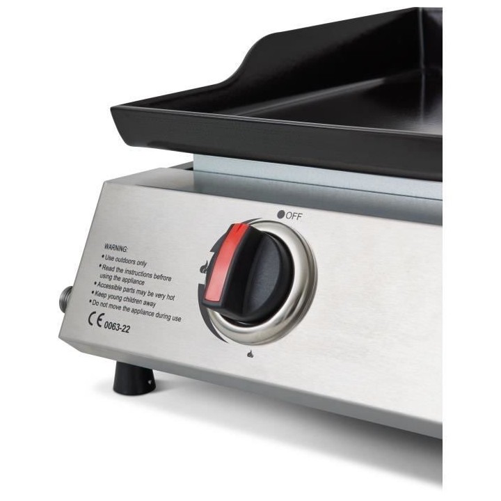 Plancha gaz COOKINGBOX CALI - 4 feux