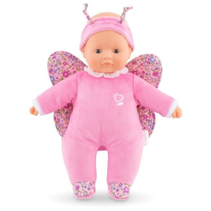 COROLLE - Mon Doudou Corolle - Pti' Coeur Papillon - 30cm - des 9 mois