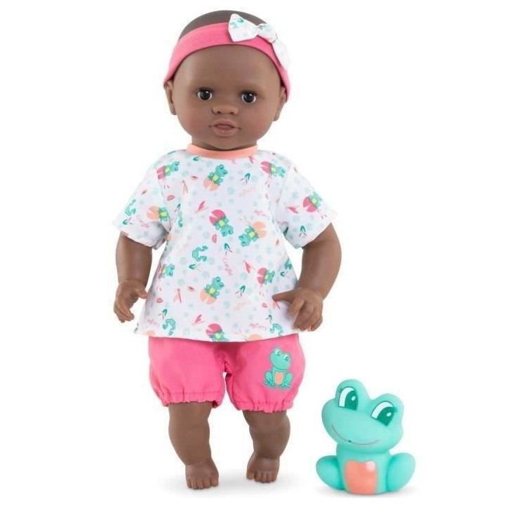 COROLLE - Mon Premier Poupon - Bébé Bain Alyzée Grenouille - 30 cm