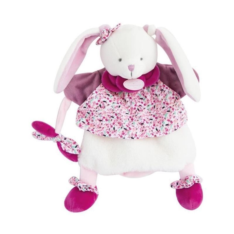 DOUDOU ET COMPAGNIE Cerise et Petit Chou - Marionnette Cerise Le Lapin