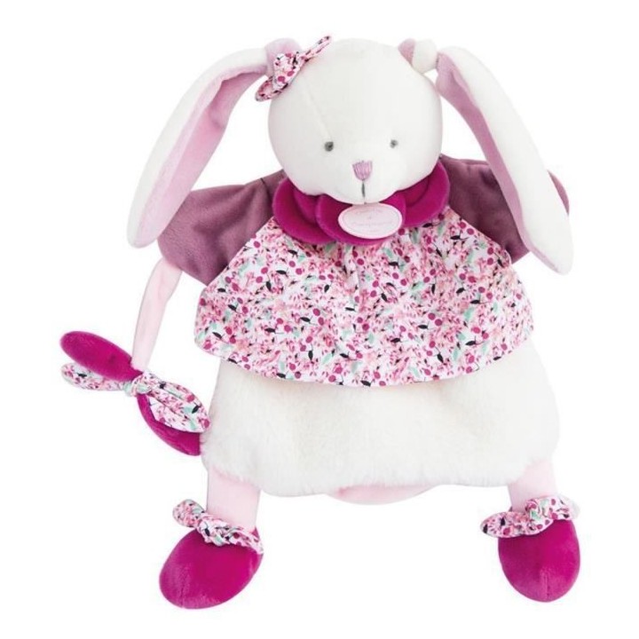 DOUDOU ET COMPAGNIE Cerise et Petit Chou - Marionnette Cerise Le Lapin