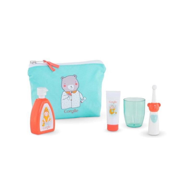 COROLLE - Trousse de toilette - 5 accessoires - pour poupon 36 et 42 cm - des 2 ans