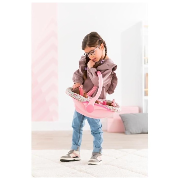 COROLLE - Porte-poupon fleuri - accessoire - pour poupon 36 et 42 cm