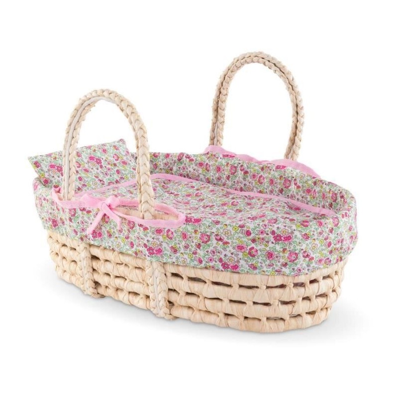 COROLLE - Couffin tressé - accessoire - pour poupon 36 et 42 cm - des 3 ans