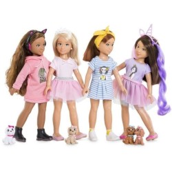 COROLLE GIRLS - Coffret Zoé Nature et Aventure - Poupée Mannequin - 6 accessoires - 28 cm - des 4 ans