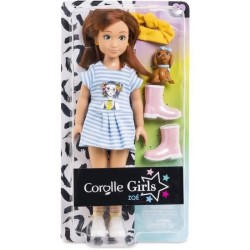 COROLLE GIRLS - Coffret Zoé Nature et Aventure - Poupée Mannequin - 6 accessoires - 28 cm - des 4 ans