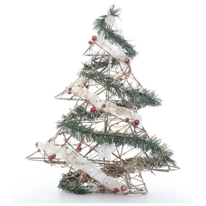 CP INTERNATIONAL Sapin décoré guirlande étoile PM 15 LED