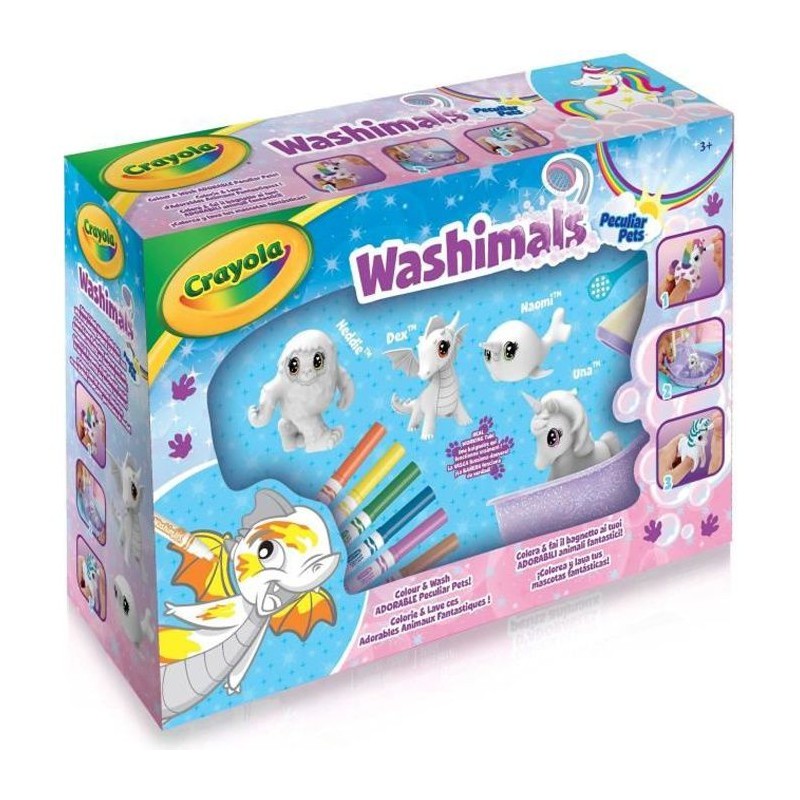 CRAYOLA Jeu Washimals Peculiar Pets Sanctuary