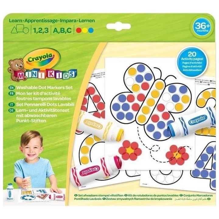 Mon 1er Kit d'activités feutres tampons