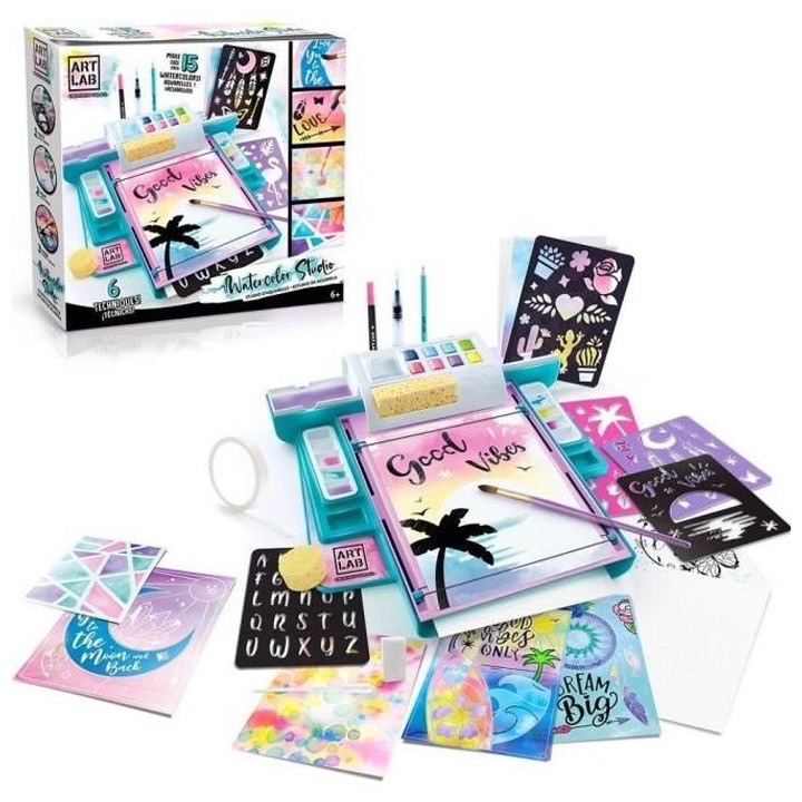 CANAL TOYS - Art Lab Studio de Peinture Aquarelle - Coffret pour enfan