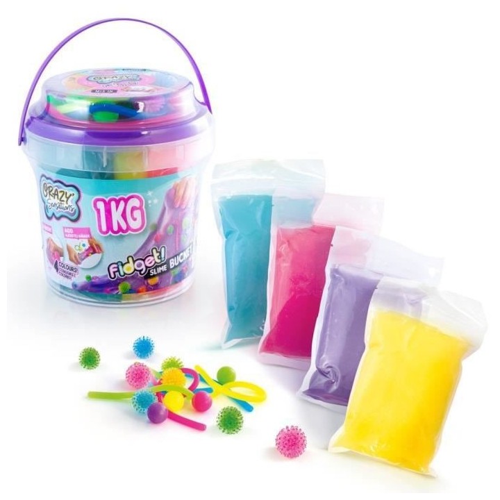 Fidget Slime - Fidget bucket 1kg - Crazy Sensations - Canal Toys