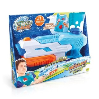 Super Blaster Game - Compact Kit 1 pistolet a eau et 1 dossard - Jeux