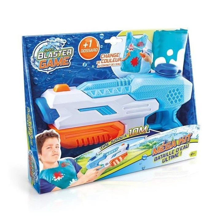 Super Blaster Game - Compact Kit 1 pistolet a eau et 1 dossard - Jeux