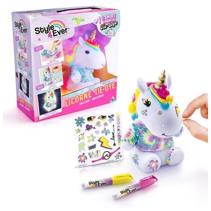 CANAL TOYS - Style 4 Ever - Licorne a décorer TIE-DYE - OFG 202
