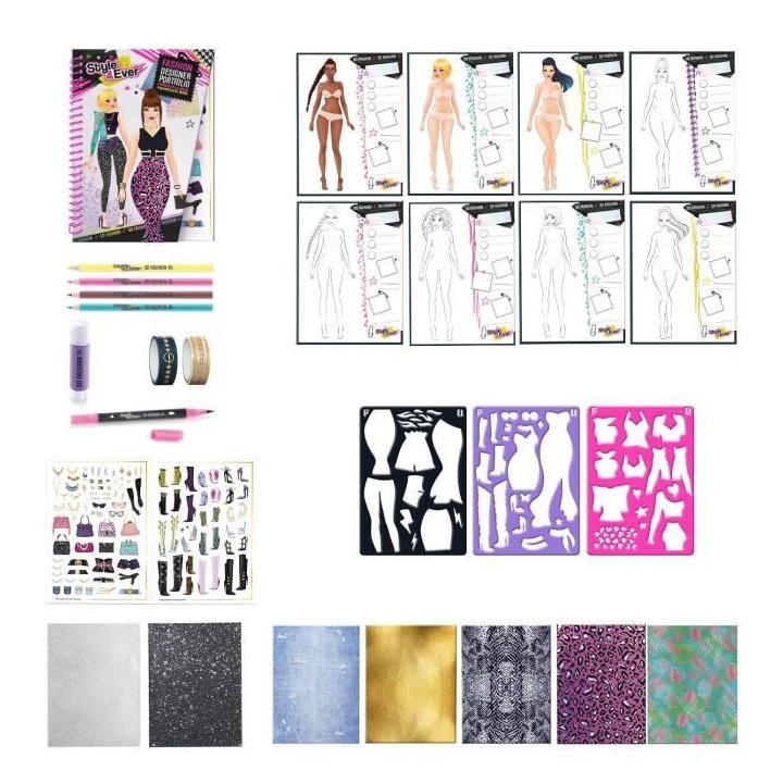 Fashion Designer Portfolio Mode - Style 4 ever - Loisirs créatifs - O