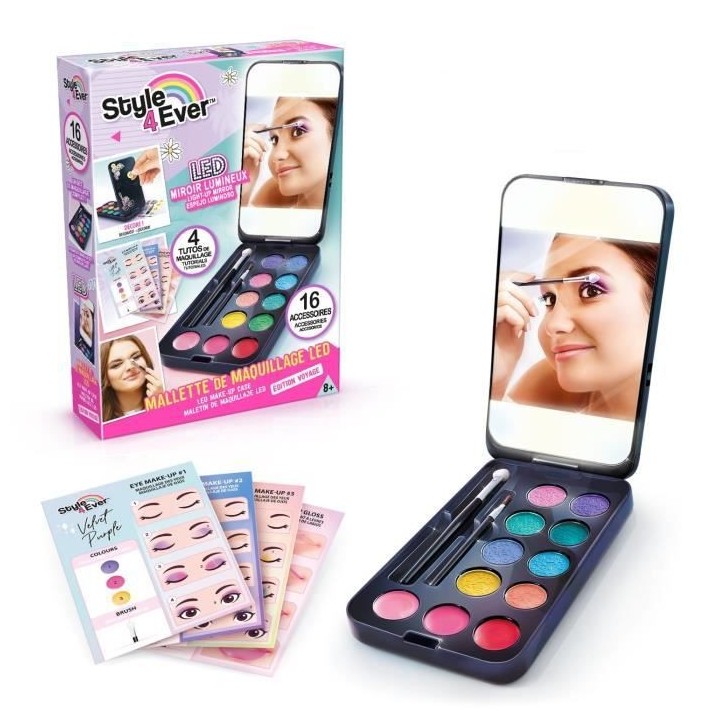 Mallette de Maquillage LED de Voyage - Style 4 ever - Canal Toys
