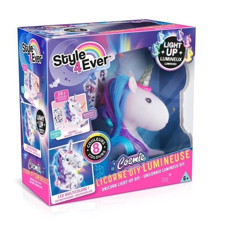 Licorne Cosmique DIY Lumineuse - Édition Collector - Canal Toys