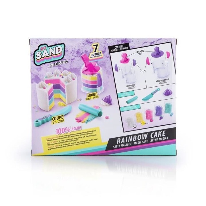 CANAL TOYS - So Sand - Rainbow cake ASMR - Sable magique senteurs - SD